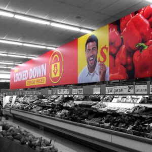 Printed Fabric Retail Display