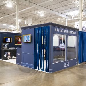 Maytag Salondromat Trade Show Booth Build
